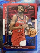 2025-26 Topps Chrome Antonio Reeves Red White Blue Refractor #108