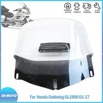 pour Honda Goldwing GL1800 2001-2017 Pare-brise avec ventilation