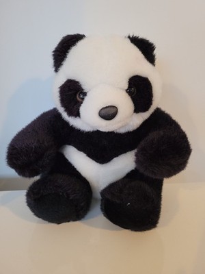 Neu Bei Jing 2008 Limited Edition 21 cm kuschelweicher schwarz-weißer Panda Plüschtier