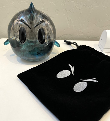 Evil One Ghost Resin Designer Art Toy EvilGhosty, Strangecat Toys - Black Void