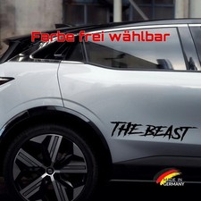 THE BEAST Auto Aufkleber Sticker Tuningsticker Styling Racing Seite 40 cm #142