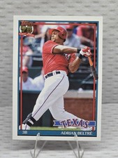2026 Topps Series 1 - Adrian Beltre 1991 Topps T#T91-59 Texas Rangers
