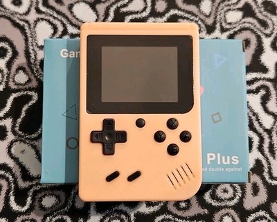 Game Box Plus Game Box 500 in 1 Plus Handheld Gamepad New Pink and Black