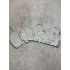 2 Aerie Women's White Bralette Crop Top Size M