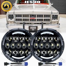 H6024 7INCH Round LED Headlight Halo Ring Sealed Beam for GMC Jimmy G2500 G3500