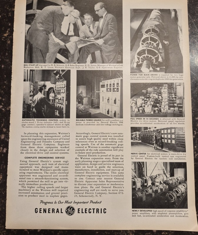 General Electric 1 print ad Fortune 1956