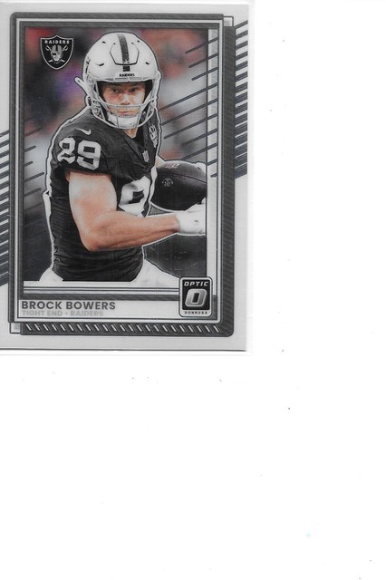 2025 Donruss Optic Brock Bowers Las Vegas Raiders Football Card #3