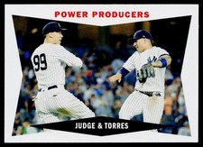 Aaron Judge Gleyber Torres 2020 Topps Archives 60CC-JT 1960 Combo Card