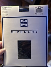 Givenchy Body Smoothers 555 Support Leg Pantyhose Bon Navy Size D Vintage 96