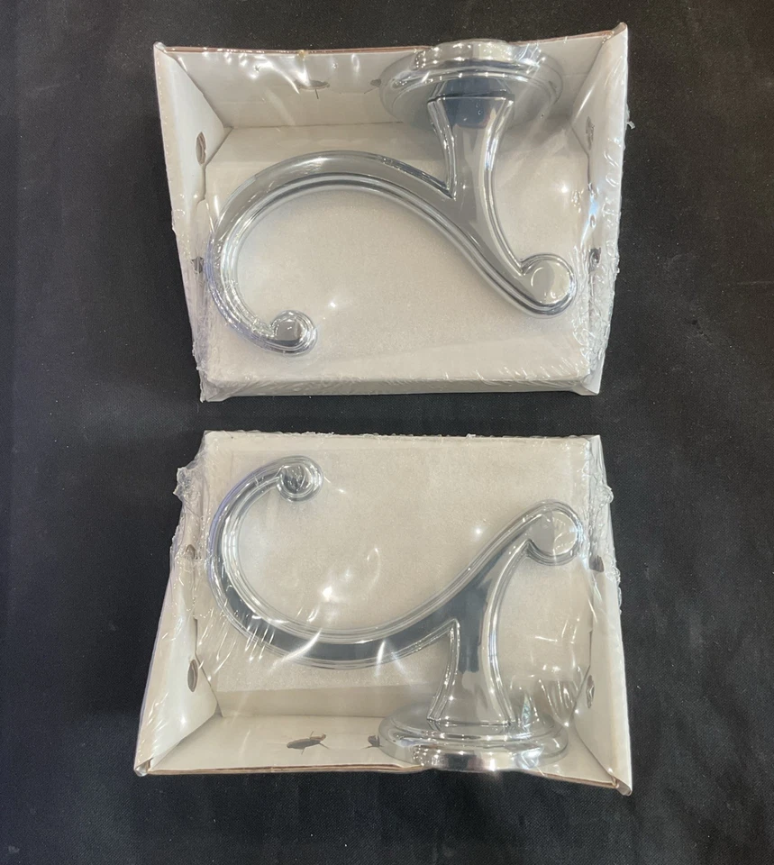 Toallero Jengibre 24" con Ganchos Cromo Pulido Circe 2703H/26 W12 Sólido Foto 4 de 4