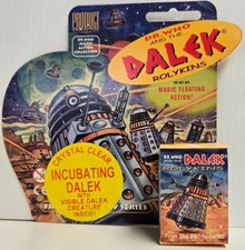 Dr Who & the Dalek Rolykins Crystal Clear Incubating Dalek MIB 1999 Micro Action