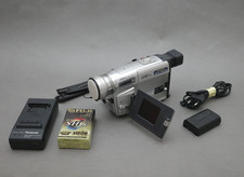 Panasonic NV-VZ10 VHS-C Camcorder  Battery, Charger, New Cassette   Watch Video