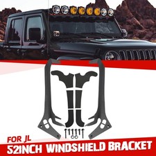 For 2018 Jeep Wrangler Jl Roof Windshield 50-52 Work Light Bar Mount Bracket