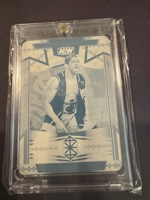 Anthony Bowens black Diamond Printing Plate 1/1 Metal Card 2024 Black Diamond!