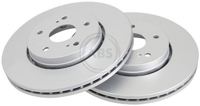 2x A.B.S. Bremsscheibe BESCHICHTET 18286 für KIZASHI SUZUKI FR A6B424 4x4