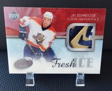 Jay Bouwmeester Fresh Ice /50 3 clr Patch + Booth SPGU /35 Patch Lot Panthers