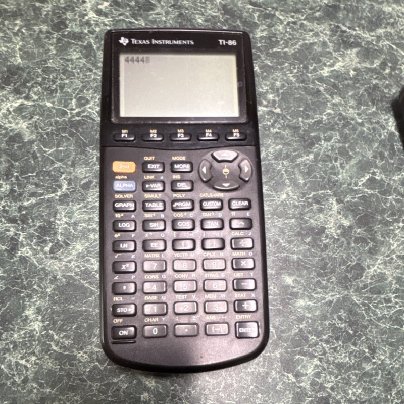 Texas Instruments TI-86 Graphing Calculator Programmable LCD Display Handheld