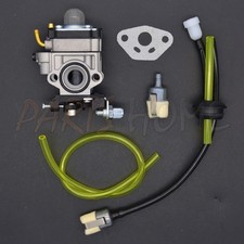 Carburetor With Fuel Line Kit For Earthquake 12802 MC440 40cc 4-Cycle Cultivator