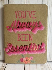 Essential Worker Gift Unique Notebook Journal 60 Sheets 6  x 8  Writing New Pink