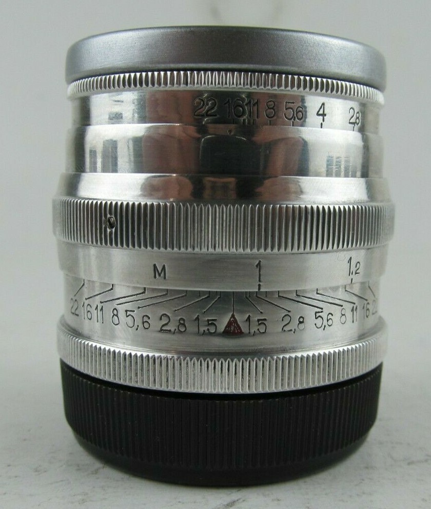 JUPITER 3 lens 50mm f1,5 Red P m39 mount 13 Blades Portrait JUPITER 3 lens 50mm f1,5 Red P m39 mount 13 Blades Portrait