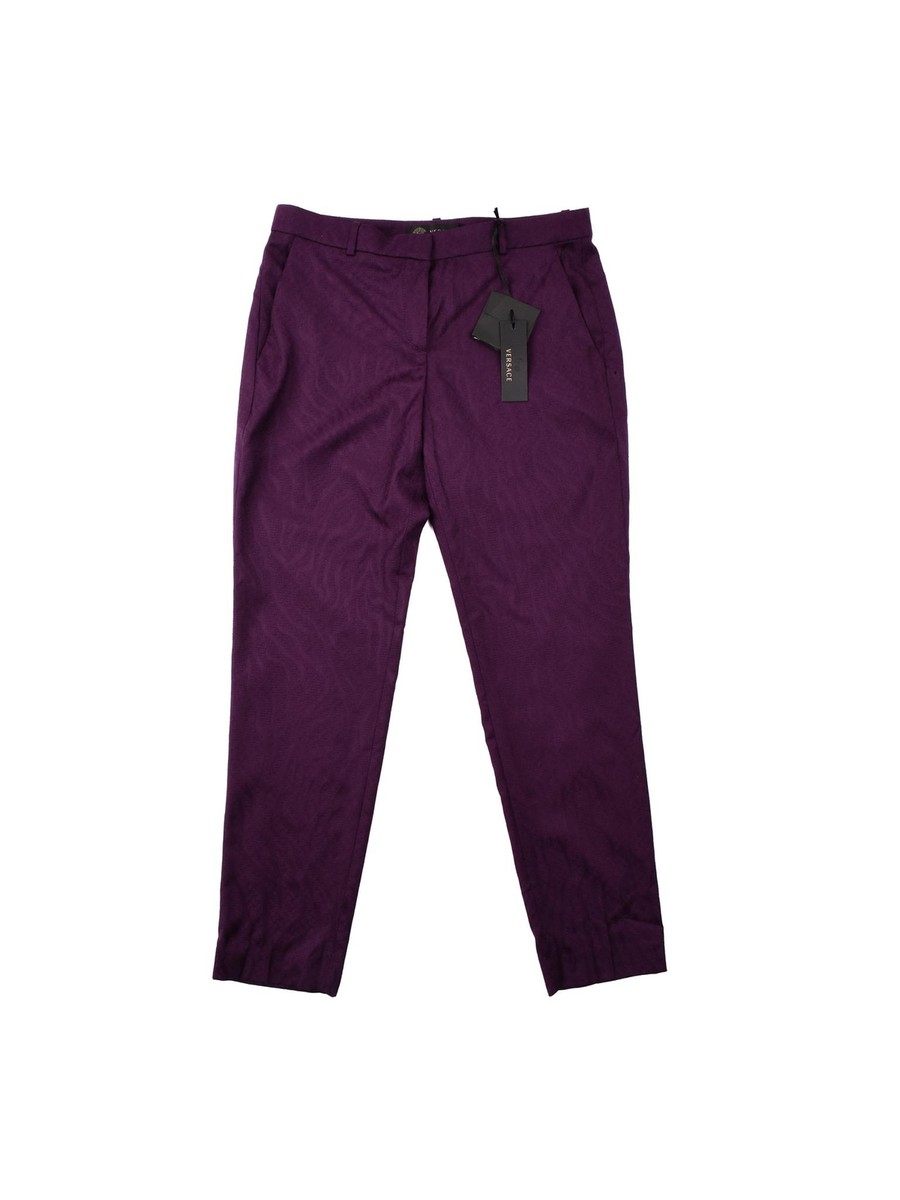 BNWT Ladies Gianni Versace Classic Designers Wool Trousers Size 42