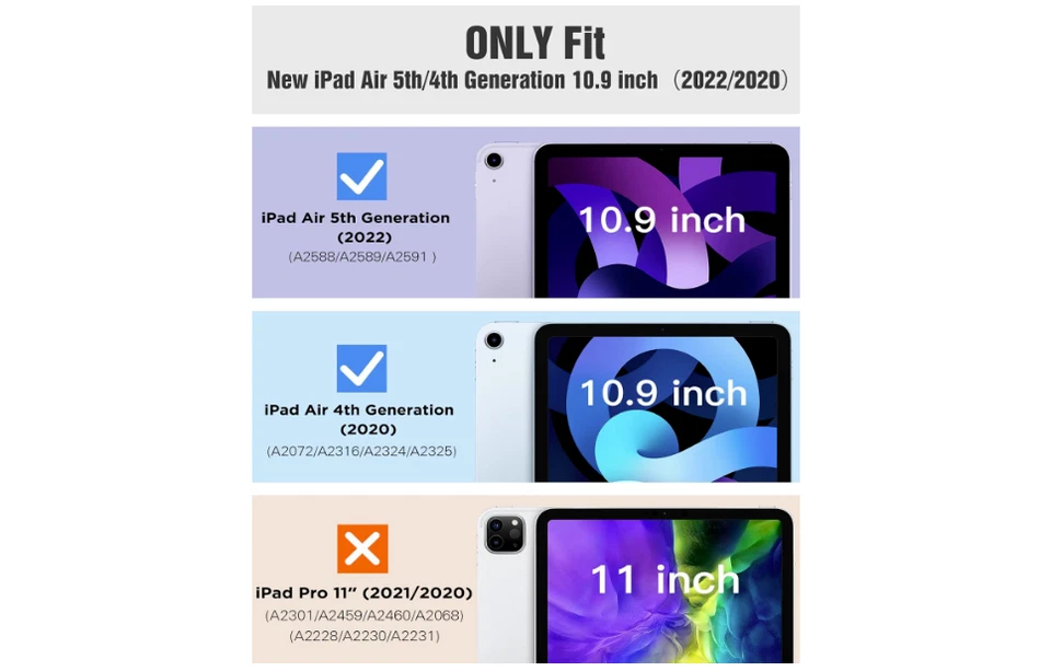 Funda TiMOVO para Nuevo iPad Air 5ta 4ta Generación 2022 y 2020 10,9 pulgadas Verde Foto 2 de 4