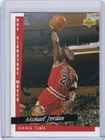 1993 Upper Deck Basketball Card #237 Michael Jordan Hang Time - NrMt-Mt