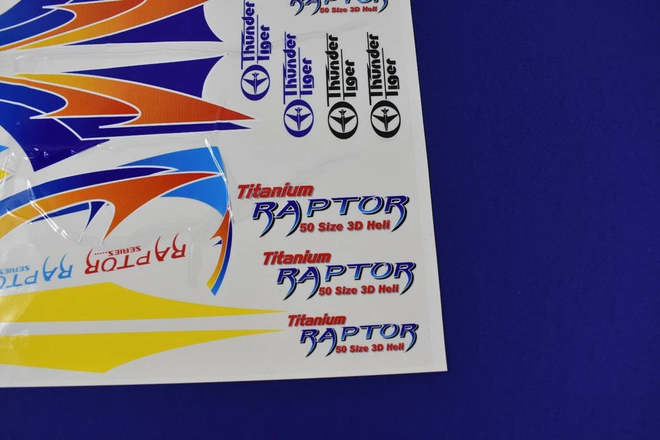 Thunder Tiger #JV0162 Thunder Tiger Decal Set *NOS* #4824 - Image 4 of 4