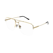 NEW GUCCI GG1415O 001 Gold 58mm Eyeglasses