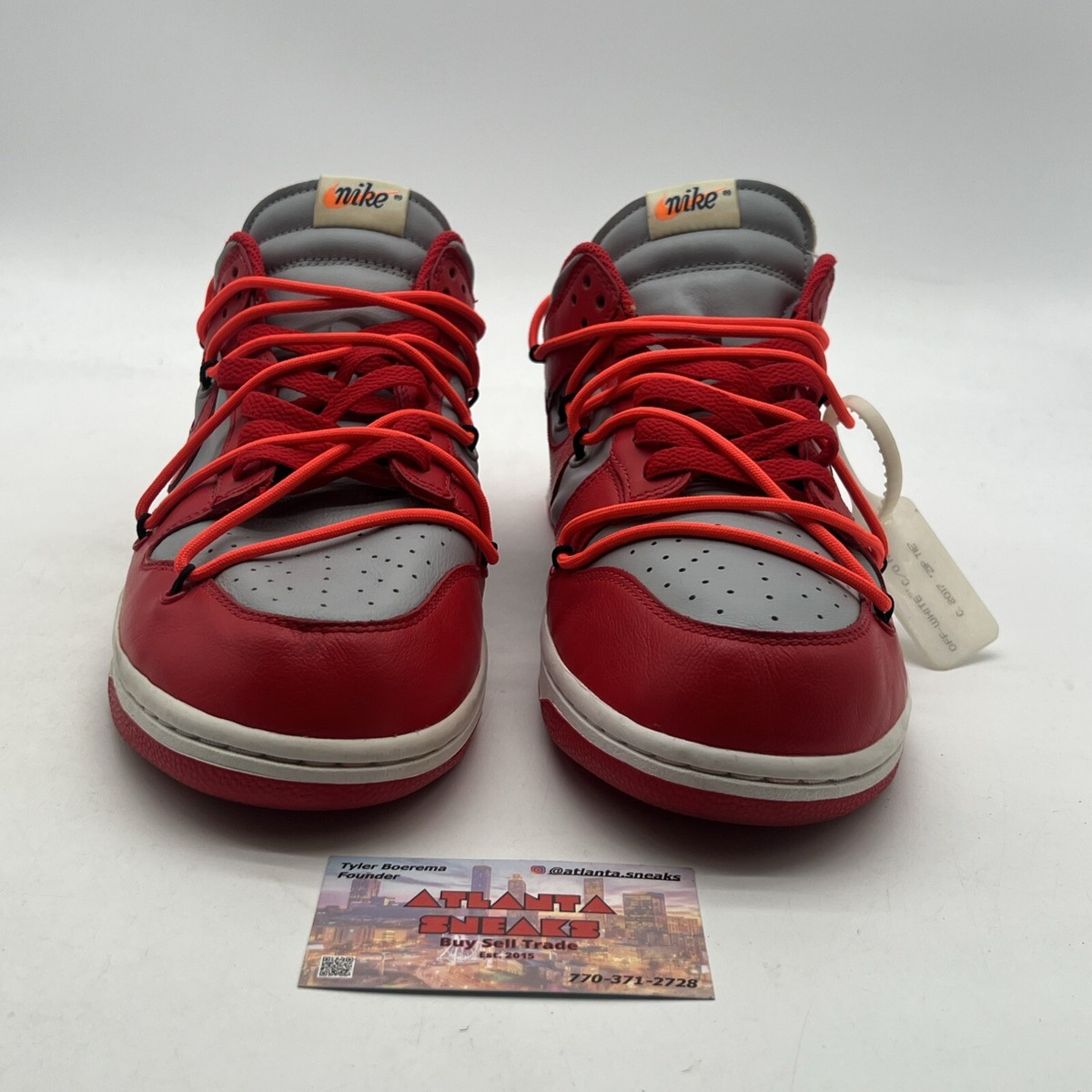 Size 11.5 - Nike Dunk Low x OFF-WHITE University Red 2019 Size 11.5 - Nike Dunk Low x OFF-WHITE University Red 2019