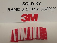 3M 4910 VHB CLEAR FOAM DOUBLE STICK MOUNTING TAPE SHEETS 12PC 1"X 2" PCS .040