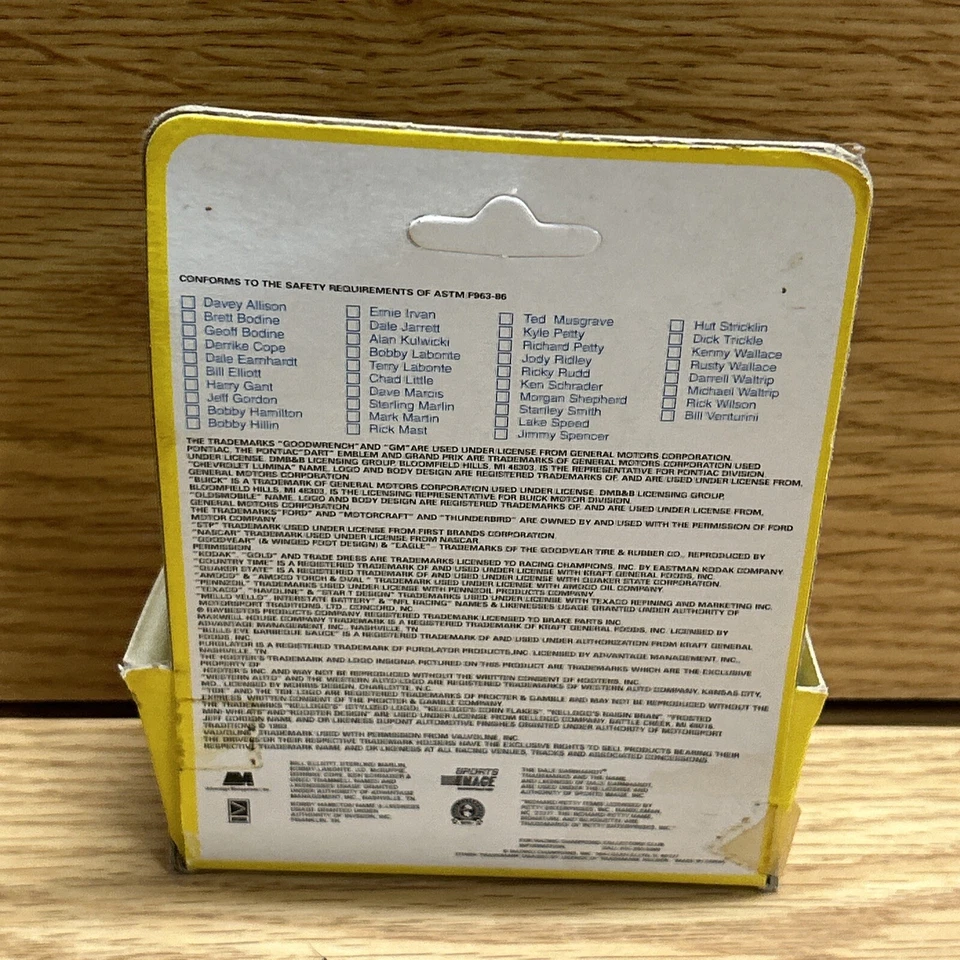 Racing Champions 1994 Collector Edition Jeff Burton #8 Stock Car Diecast 1:64 - Image 4 of 4