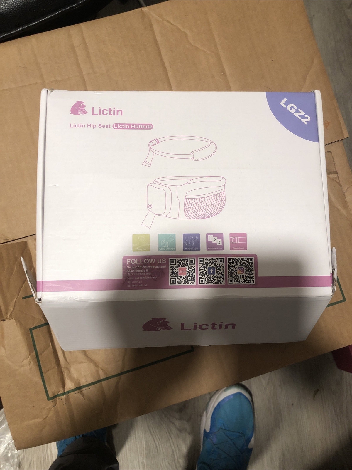 Lictin Baby Carrier 6-in-1 Ergonomic Backpack Carry for Infants 3.5 KG to 20 kg-image