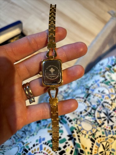 Camrose & Kross Jacqueline Kennedy JBK Quartz Gold Chain Bracelet Watch - Picture 5 of 9