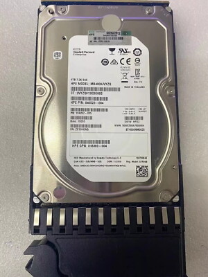 New HP MSA 4TB 12G SAS 7.2K 3.5IN MIDLINE HARD DRIVE K2Q82A 801557-001