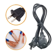 OmiLik 5ft US Male-Female USA Saver Extension Power 2 Outlets AC Cord Cable 250V