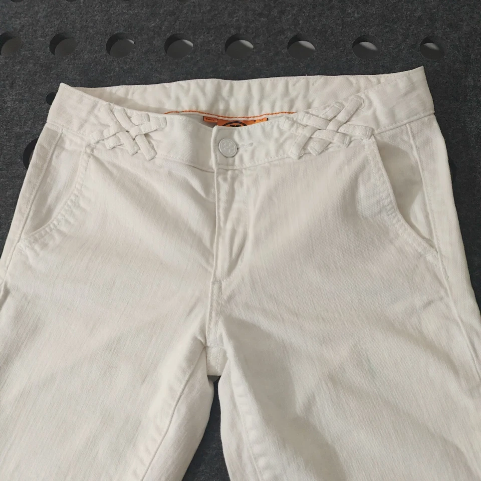 Tory Burch Women's Cropped Skinny Jeans Color White Size 27 - image 4 of 4