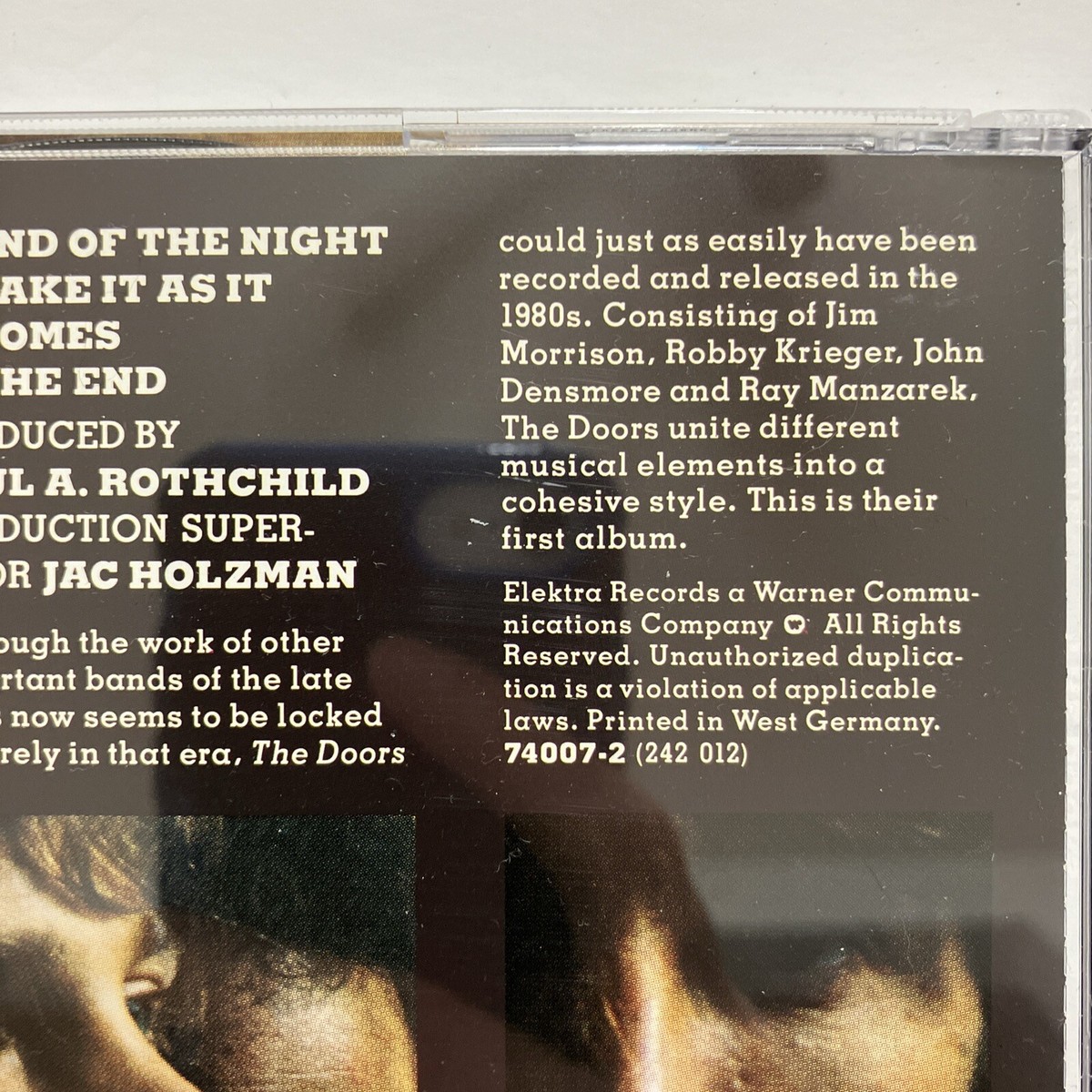 The Doors Self Titled West Germany Target CD | eBay