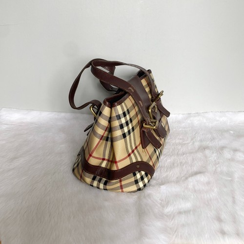 Borsa a tracolla BURBERRY vintage Haymarket Nova Check - Foto 2 di 12