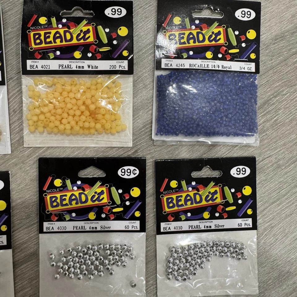 Lote De Cuentas De Colección/Nuevo para Joyería, Artesanía, 25 Paquetes, CUENTAS Foto 3 de 4