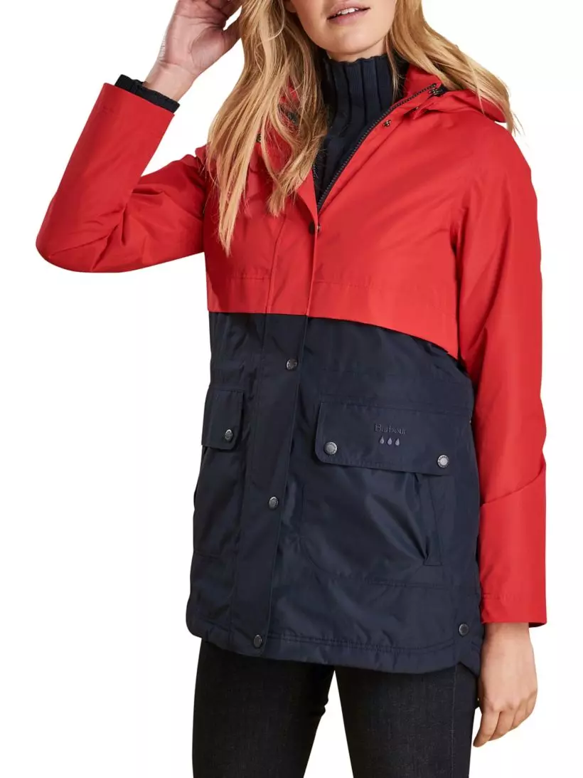 Barbour Womens Altair Hooded Spring jacket 12 USA SIZE Retail
