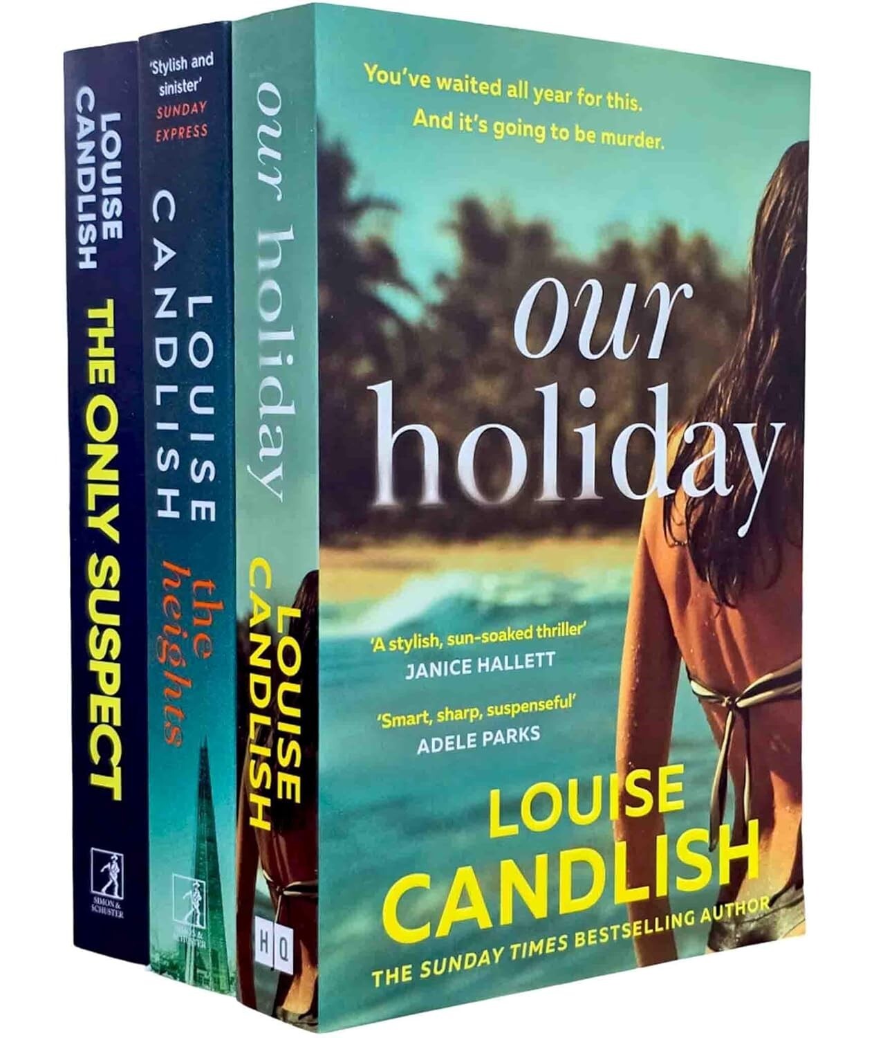 Louise Candlish Collection 3 Books Set Heights, Only Suspect, Our Holiday Paper - Image 2