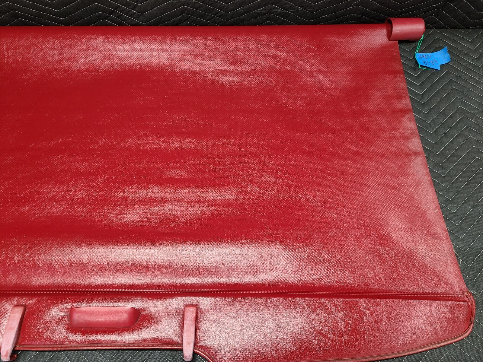 8789 Ford Fox Body Mustang 5.0L Rear Hatch Cargo Cover Shade Red 8793