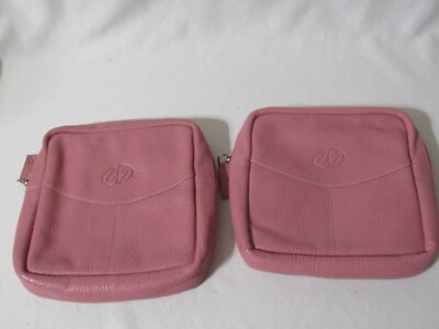 Mac Case Leather Pink - 2 Accessory Pouches - MacCase