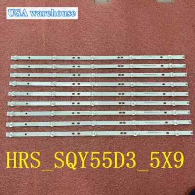 LED Strip for HV550QUB-F5A HRS_SQY55D3_5X9 RCA RNSMU5545 Proscan PLED5544U