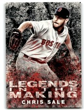 2018 TOPPS LEGENDS IN THE MAKING BLACK CHRIS SALE BOSTON RED SOX #LTM-CS