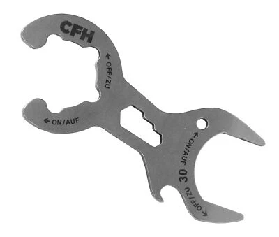 CFH Gasflaschenschlüssel für Flügel- u. Überwurfmutter von Gasdruckreglern GF419