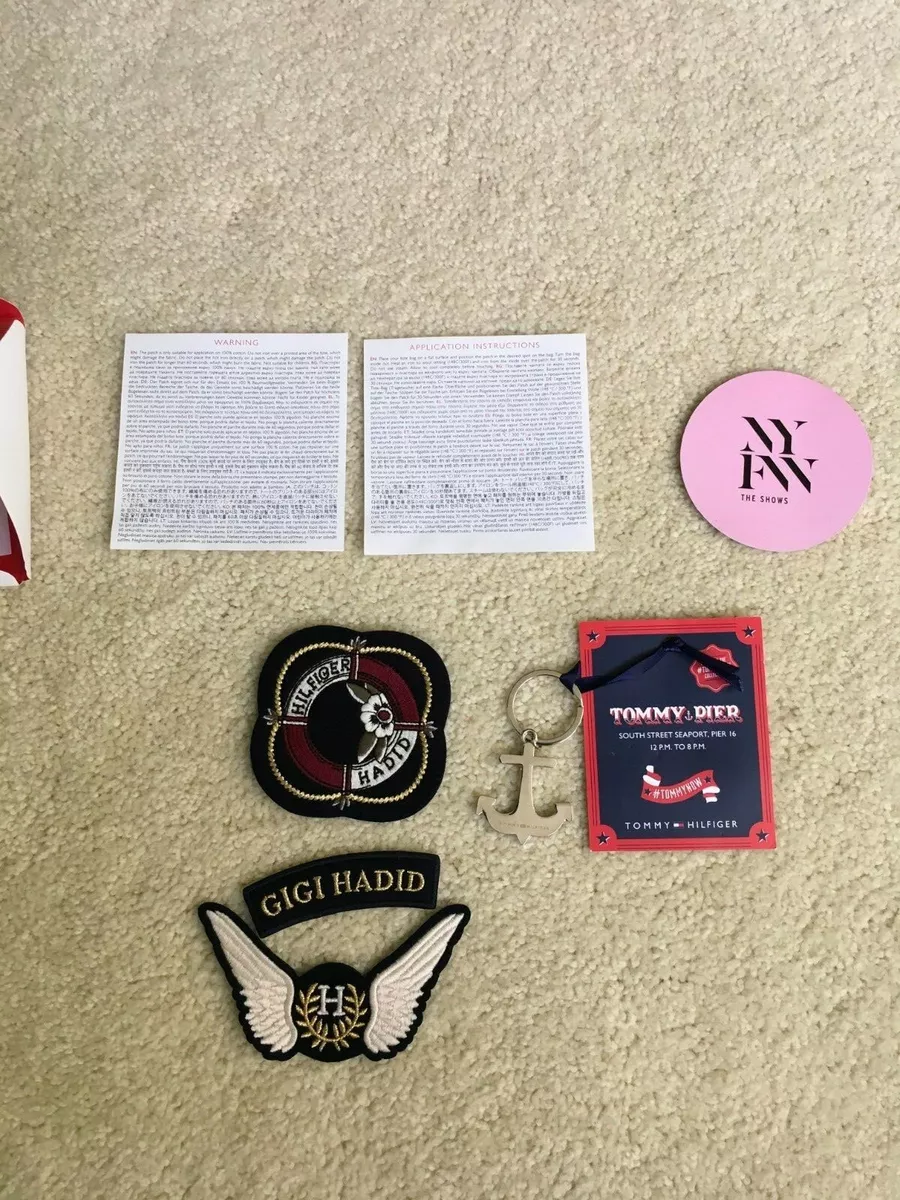 GiGi Hadid Tommy Hilfiger Patches and tommy Pier Anchor Keychain