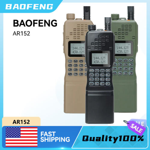 Baofeng Ar152 Walkie Talkie Long Range Two Way Ham Radio 15w 12000mah Polychrome