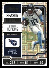 2023 Panini Contenders #95 DeAndre Hopkins Season Ticket Retail *Mythic Relics*